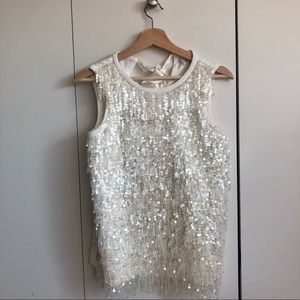 Kate Spade size 0 sequin shimmer top